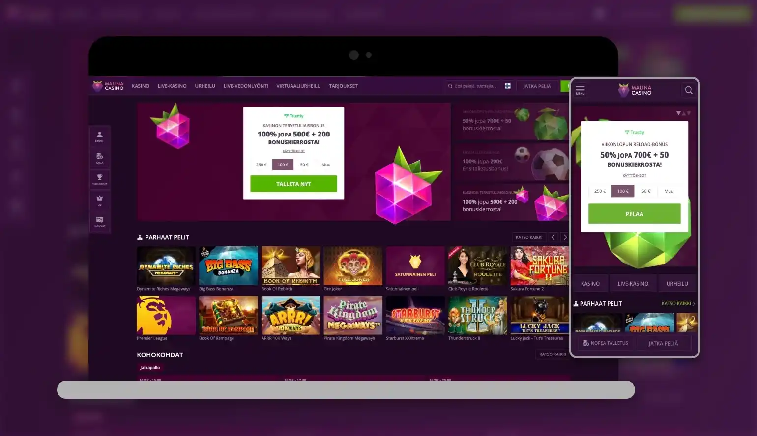 Malina Casino  casino review section 5
